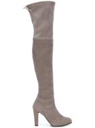 Stuart Weitzman Highland Thigh High Boots - Nude & Neutrals