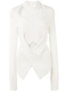 Dion Lee Twisted Knit Sweater - White