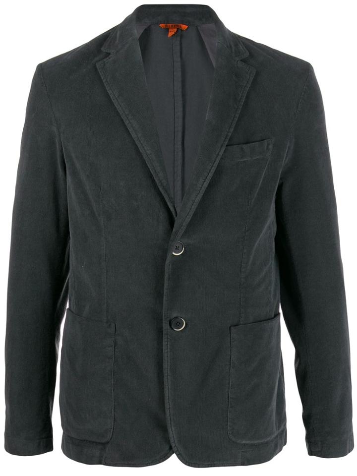 Barena Single-breasted Corduroy Blazer - Grey