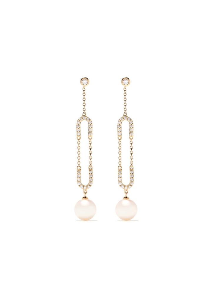 Yoko London 18kt Gold Diamond Trend Earrings - 6