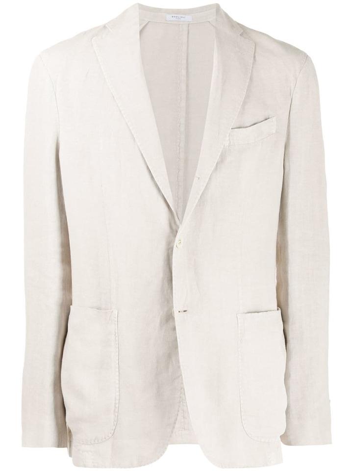 Boglioli Patch Pocket Blazer - Neutrals