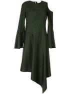 Ports Pure Striped Cut-out Dress - Green