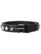Givenchy - Star Stud Belt - Men - Leather - 90, Black, Leather
