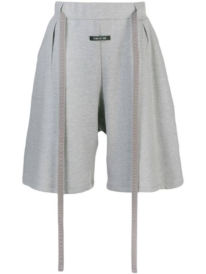 Fear Of God Wide Leg Shorts - Grey