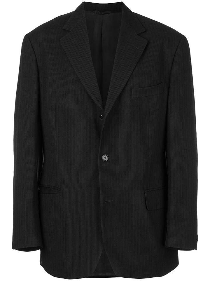 Romeo Gigli Vintage Classic Buttoned Blazer - Blue
