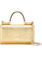 Dolce & Gabbana - Mini 'von' Wallet Crossbody Bag - Women - Leather/metal (other) - One Size, Grey, Leather/metal (other)
