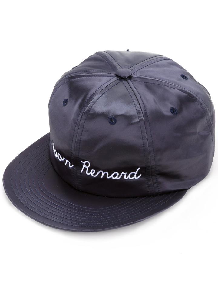 Maison Kitsuné - Renard Cap - Unisex - Polyamide - One Size, Blue, Polyamide