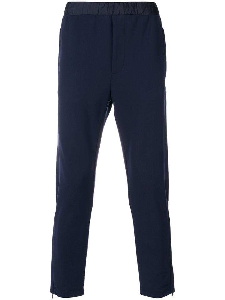 Prada Elasticated Waistband Trousers - Blue