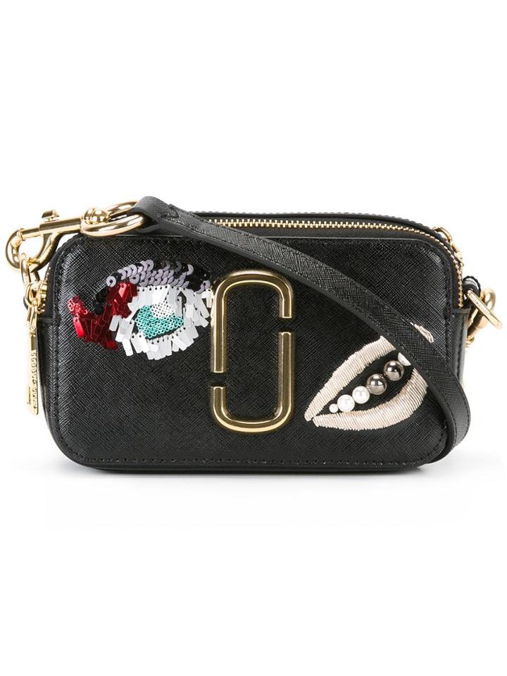 Marc Jacobs Vintage Collage Snapshot Crossbody Bag - Black