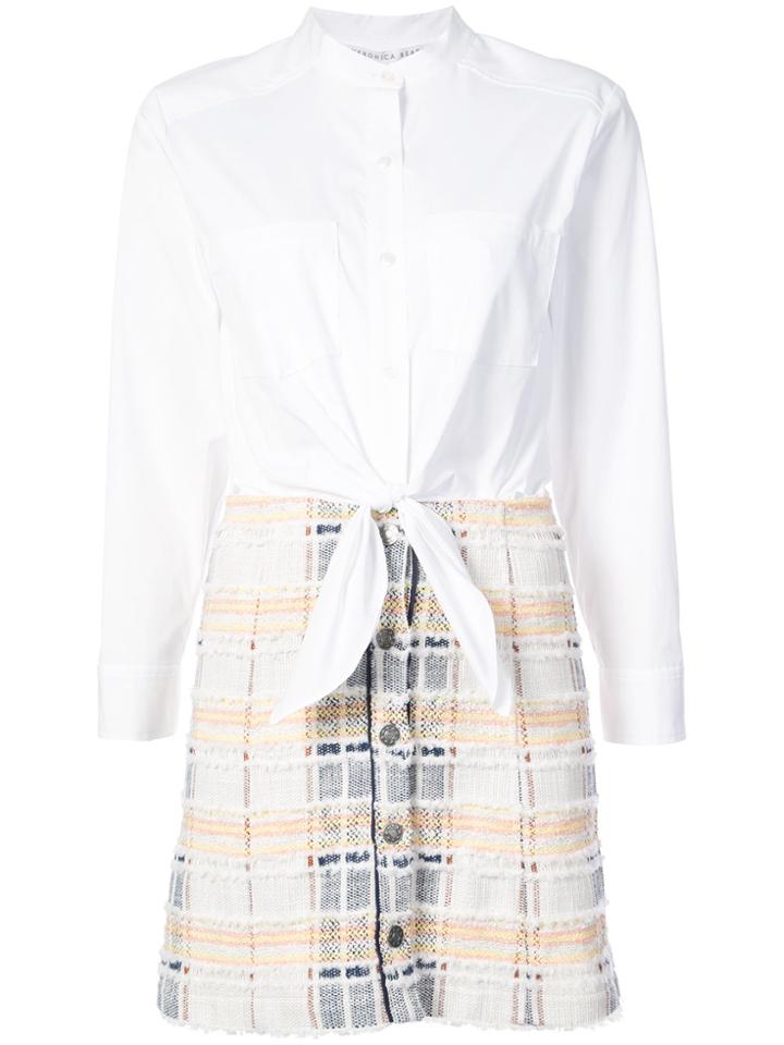 Veronica Beard Aurelia Shirt Dress - White