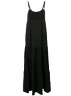 Semicouture Panelled Maxi Dress - Black