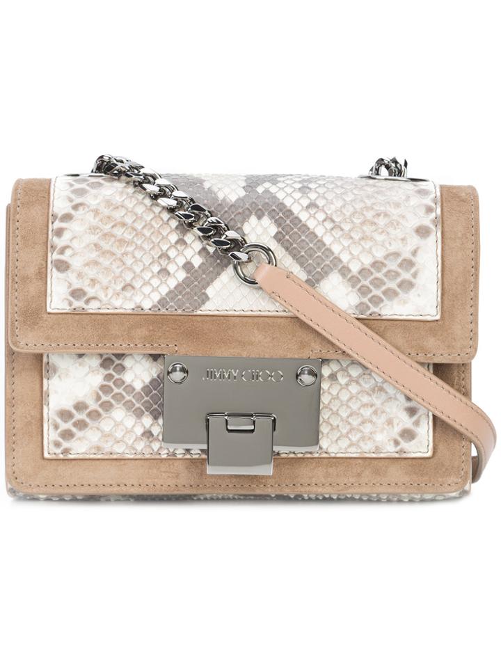 Jimmy Choo Mini Soft Rebel Crossbody Bag - Brown
