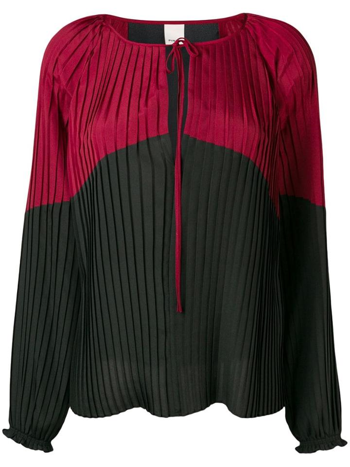 Pinko Pleated Blouse - Black
