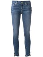 Paige Curved Cuffs Jeans - Blue