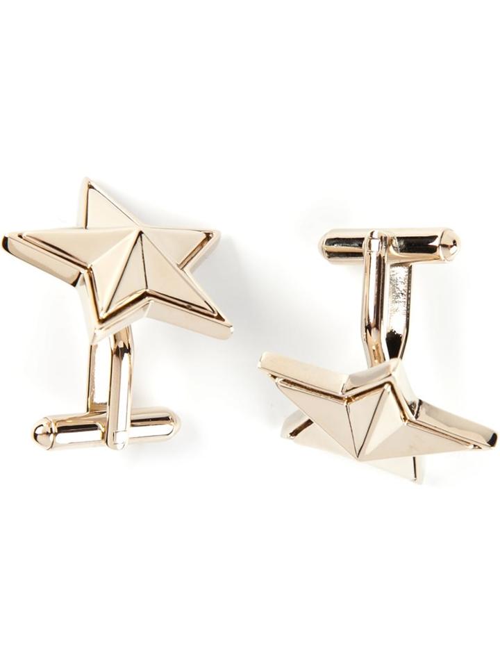 Givenchy Star-shaped Cufflinks
