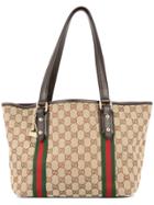 Gucci Vintage Webbing Line Shoulder Bag - Brown