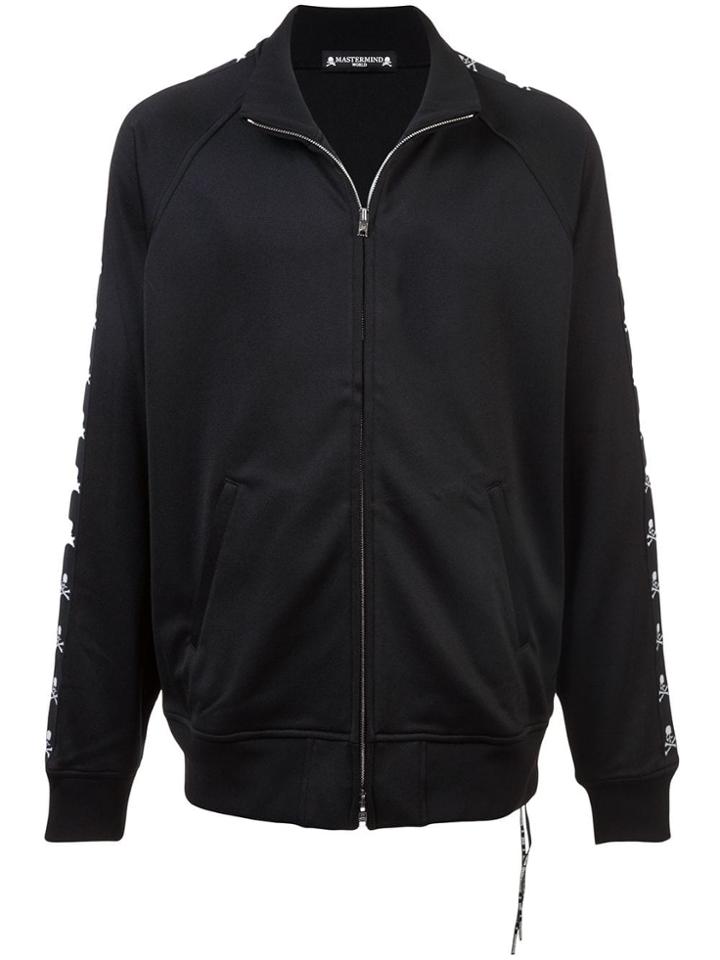 Mastermind Japan Skull Tape Track Top - Black