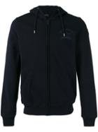 Paul & Shark Logo Print Zipped Hoodie, Men's, Size: Xxl, Blue, Cotton