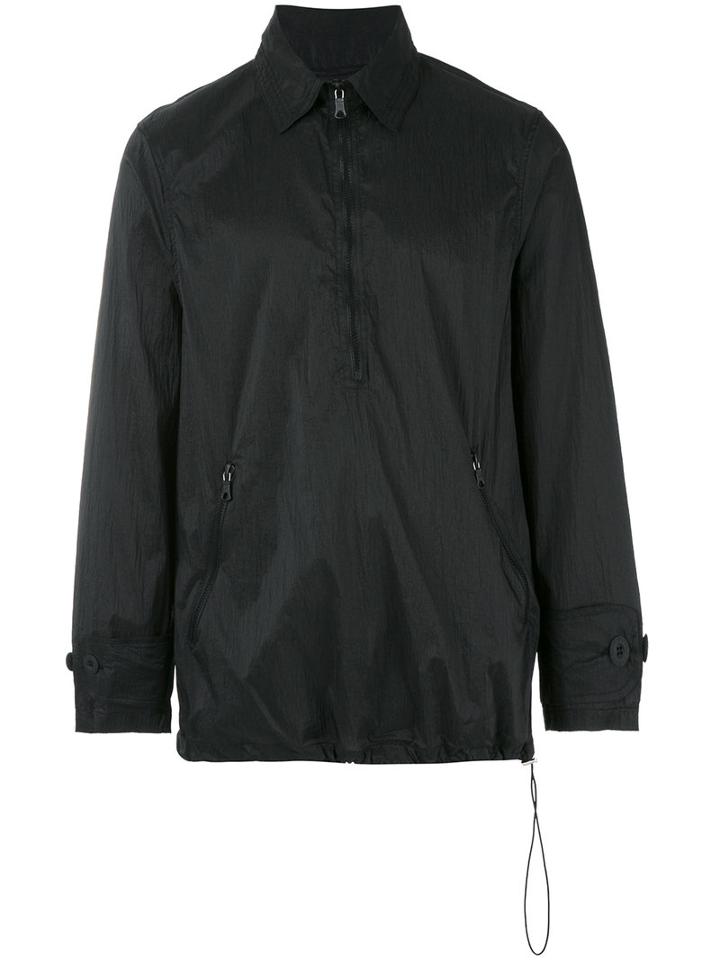 Our Legacy - Zip Collar Smock Jacket - Men - Nylon - 46, Black, Nylon