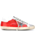 Golden Goose Deluxe Brand Super Star Sneakers, Men's, Size: 43, Red, Calf Leather/rubber
