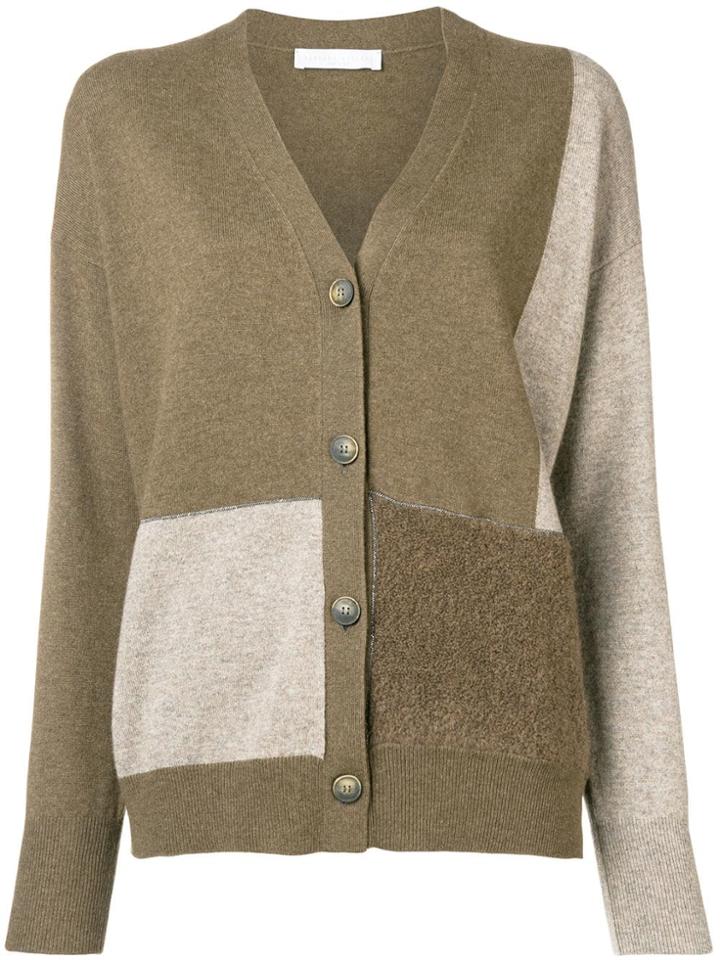 Fabiana Filippi Colour Block Knit Cardigan - Neutrals