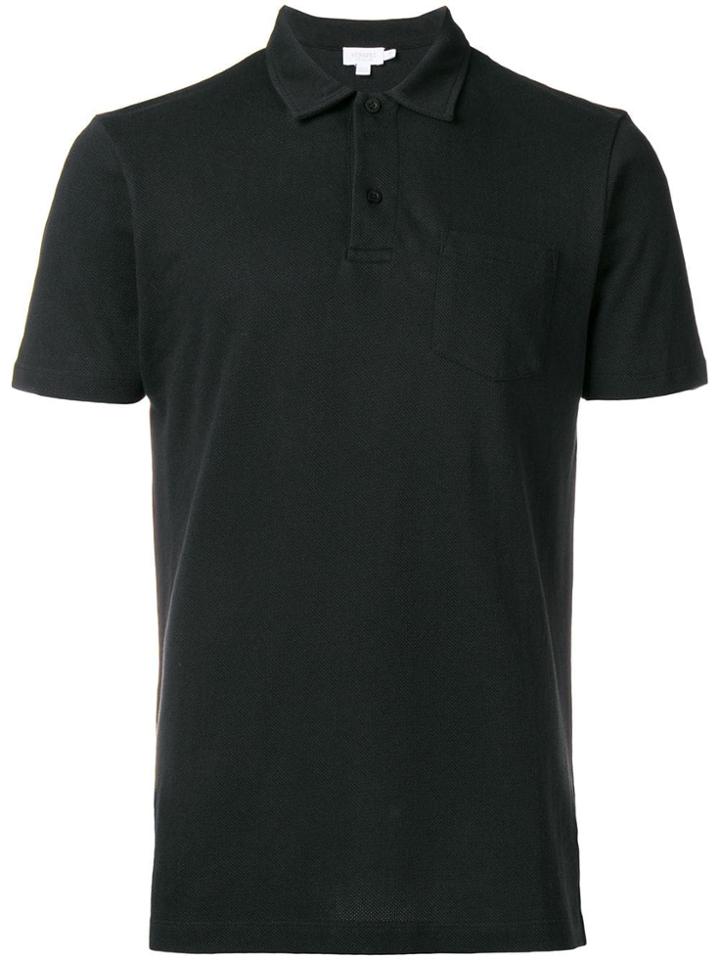 Sunspel Classic Polo Shirt - Black
