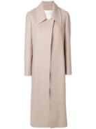 Victoria Beckham Single Breasted Coat - Nude & Neutrals