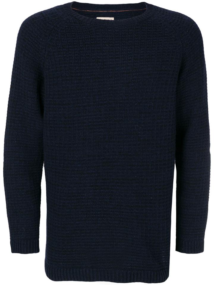 Nudie Jeans Co Crew Neck Jumper - Blue