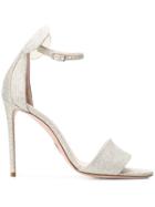 Oscar Tiye Stiletto Sandals - Silver