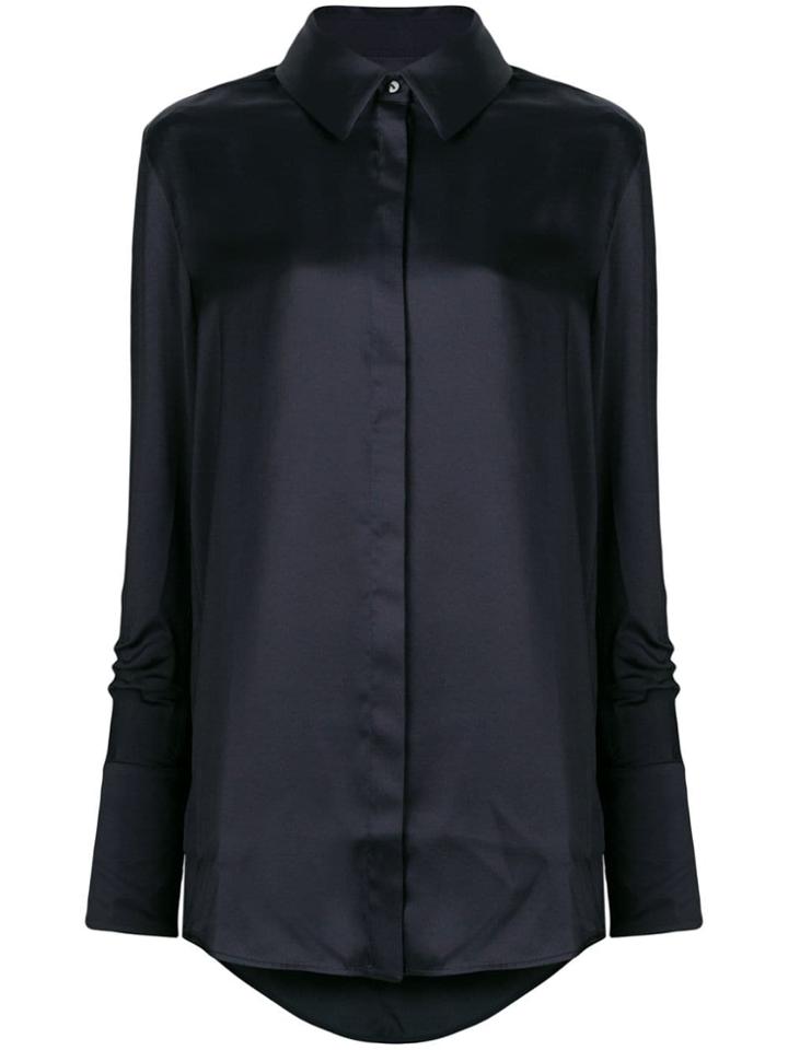 Victoria Victoria Beckham Long-sleeve Fitted Shirt - Black
