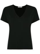 Egrey - V-neck Top - Women - Spandex/elastane/viscose - 46, Black, Spandex/elastane/viscose