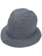 Sacai Cupro Bucket Hat, Men's, Grey, Cotton/cupro