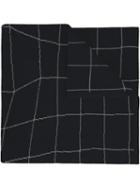 Umd - Cashmere 'grid' Knit Scarf - Men - Merino - One Size, Black, Merino
