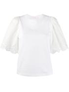 See By Chloé Flared Sleeves T-shirt - White