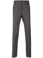 Versace Elasticated Detail Tailored Trousers - Grey