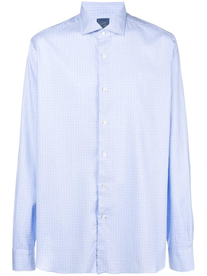 Barba Dandy Life Checked Shirt - Blue