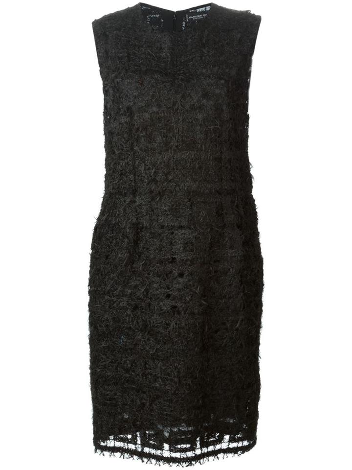 Jean Louis Scherrer Vintage Feather-knit Dress