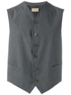 Romeo Gigli Vintage Classic Waistcoat, Men's, Size: 50, Grey