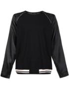 Christian Dada - Long Sleeved Souvenir T-shirt - Men - Cotton/polyester - 52, Black, Cotton/polyester