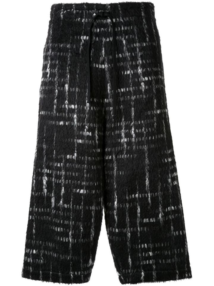 Forme D'expression Drop-crotch Shorts, Men's, Size: Medium, Black, Nylon/wool/alpaca