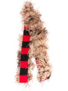 Miu Miu Ostrich Feather Embellished Scarf - Neutrals