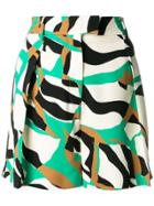 Roberto Cavalli Printed Shorts - Green