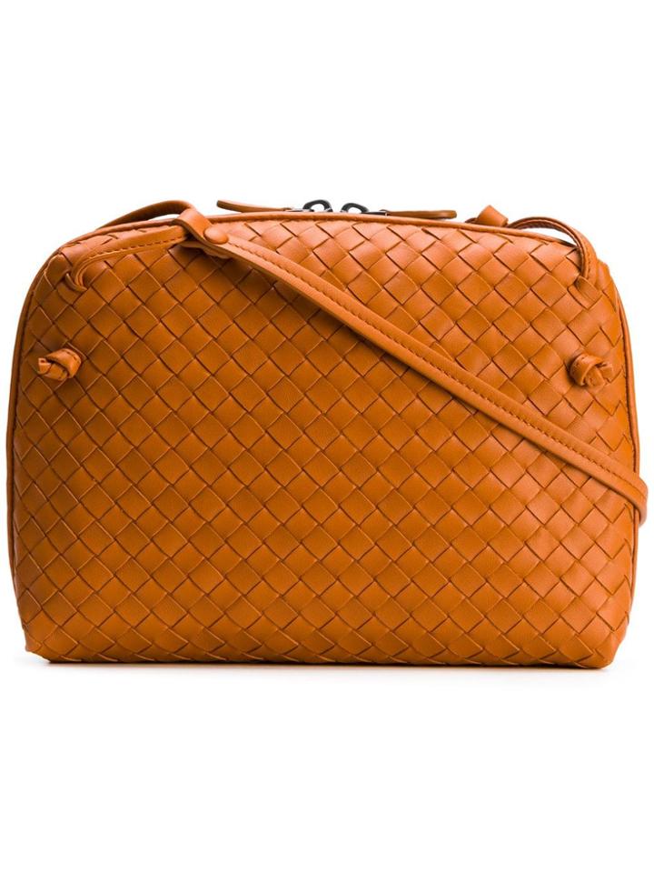 Bottega Veneta Intrecciato Shoulder Bag - Yellow