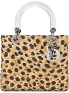 Christian Dior Vintage Lady Dior Cheetah-print 2way Bag - Brown