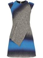 Roland Mouret Torrens Crew Neck Sleeveless Dress - Blue