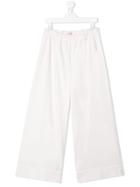 Il Gufo Wide Leg Trousers - White