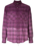 Amiri Plaid Shirt - Purple
