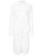 Bianca Spender Drill Astra Shirt Dress - White