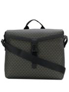 Emporio Armani Logo Messenger Bag - Black