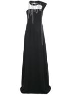 Christopher Kane Embellished Long Dress - Black